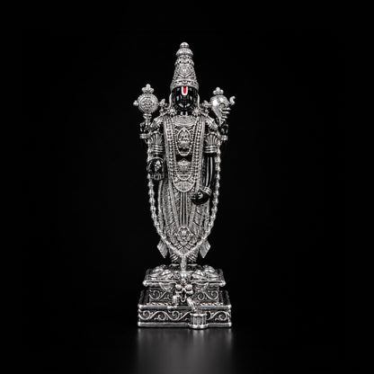 Venkateshwar Balaji Silver Plated Idol 