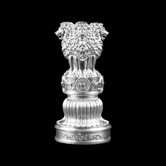 Ashok Stambh Silver Plated