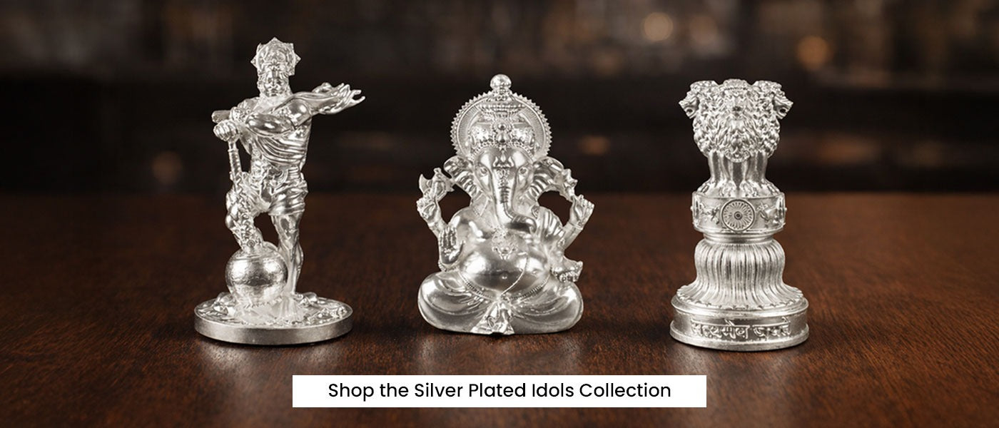 silver plated idols image