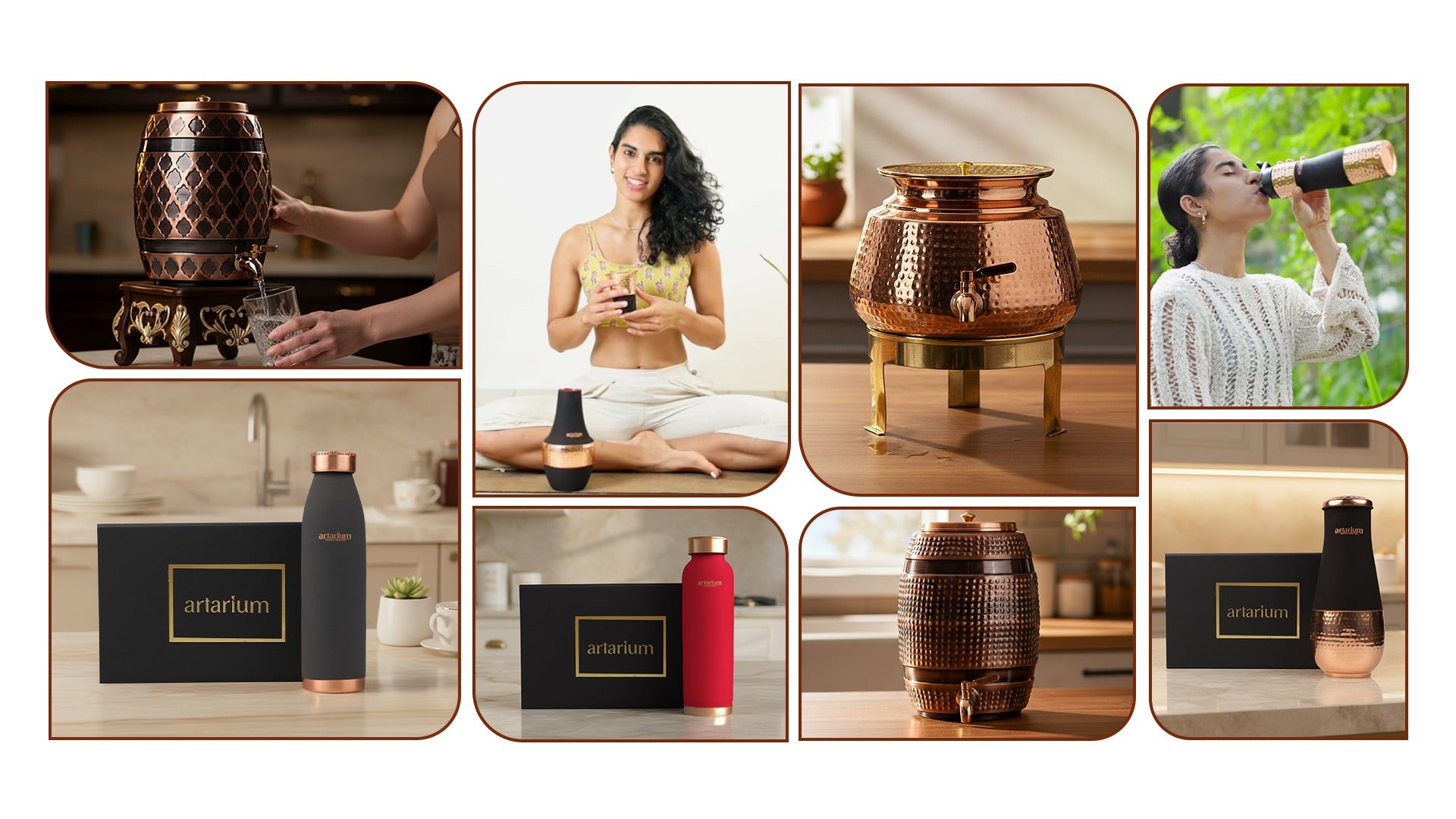 Copper Water Bottle Gift Sets for Meaningful Gifting