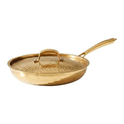 Brass Frying Pan with Lid