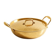 Brass Kadai with Kalai and Lid