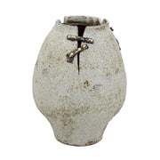 Rock-Stitch Ceramic Urn Vase