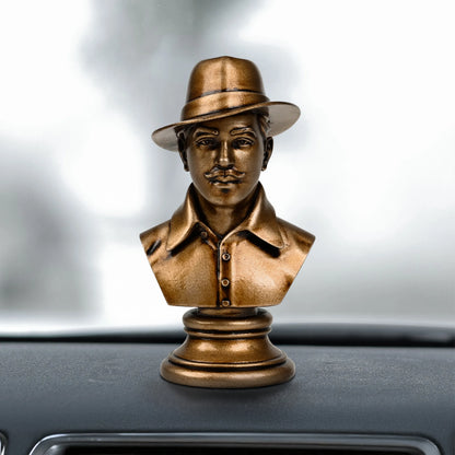 Bhagat Singh Car Dashboard Idol