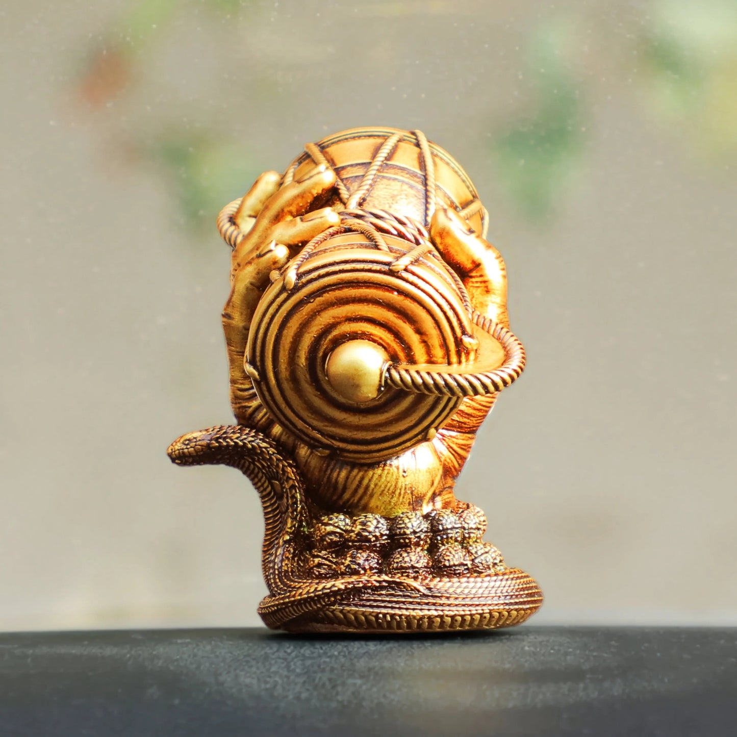 Shiv Damru Car Dashboard