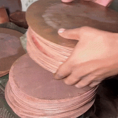 Handcrafted copper water bottle