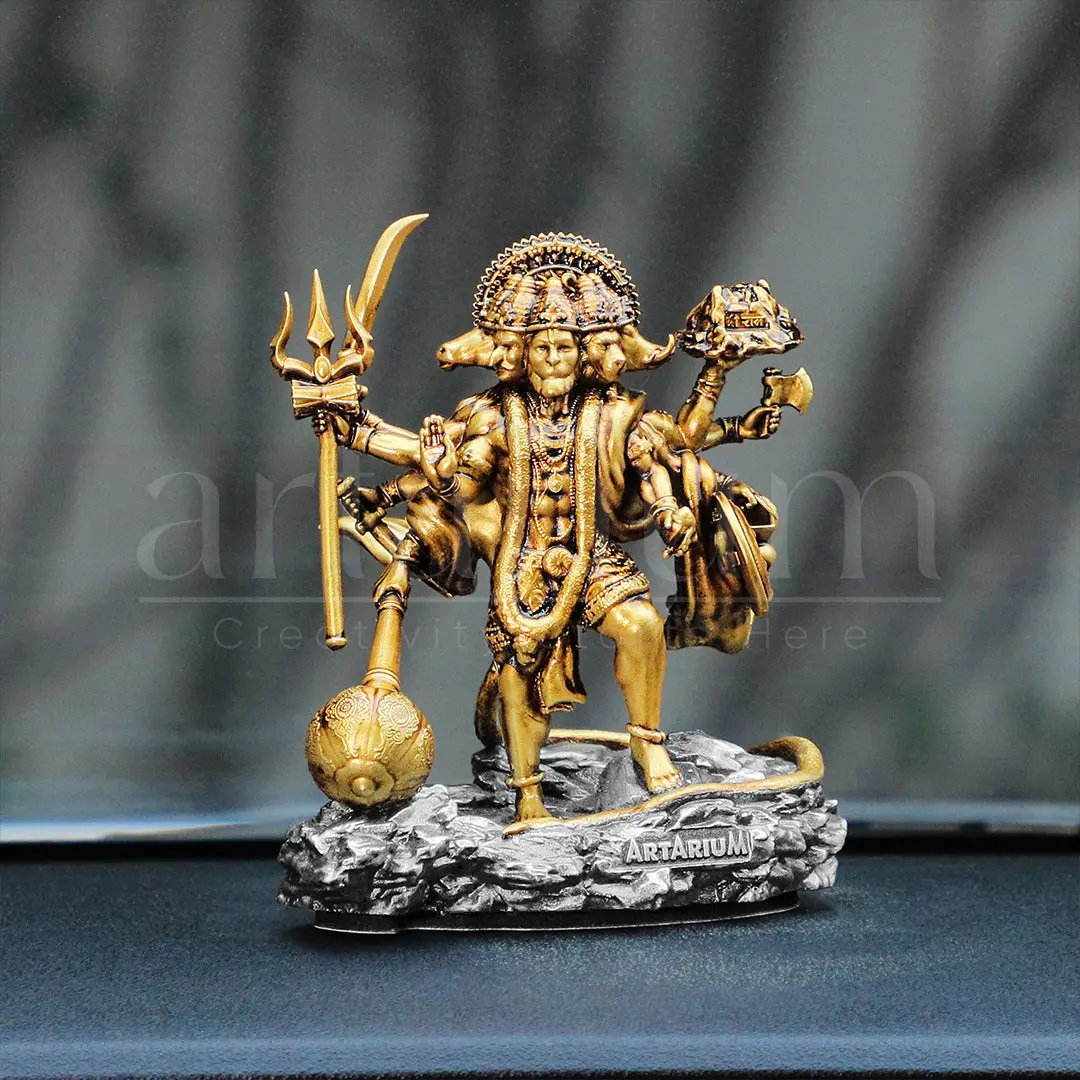 Standing Panchmukhi Hanuman Murti