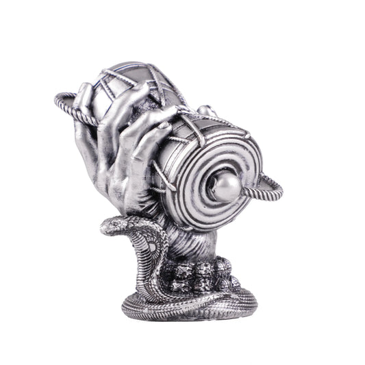 Sliver Shiv Damru Car Dashboard