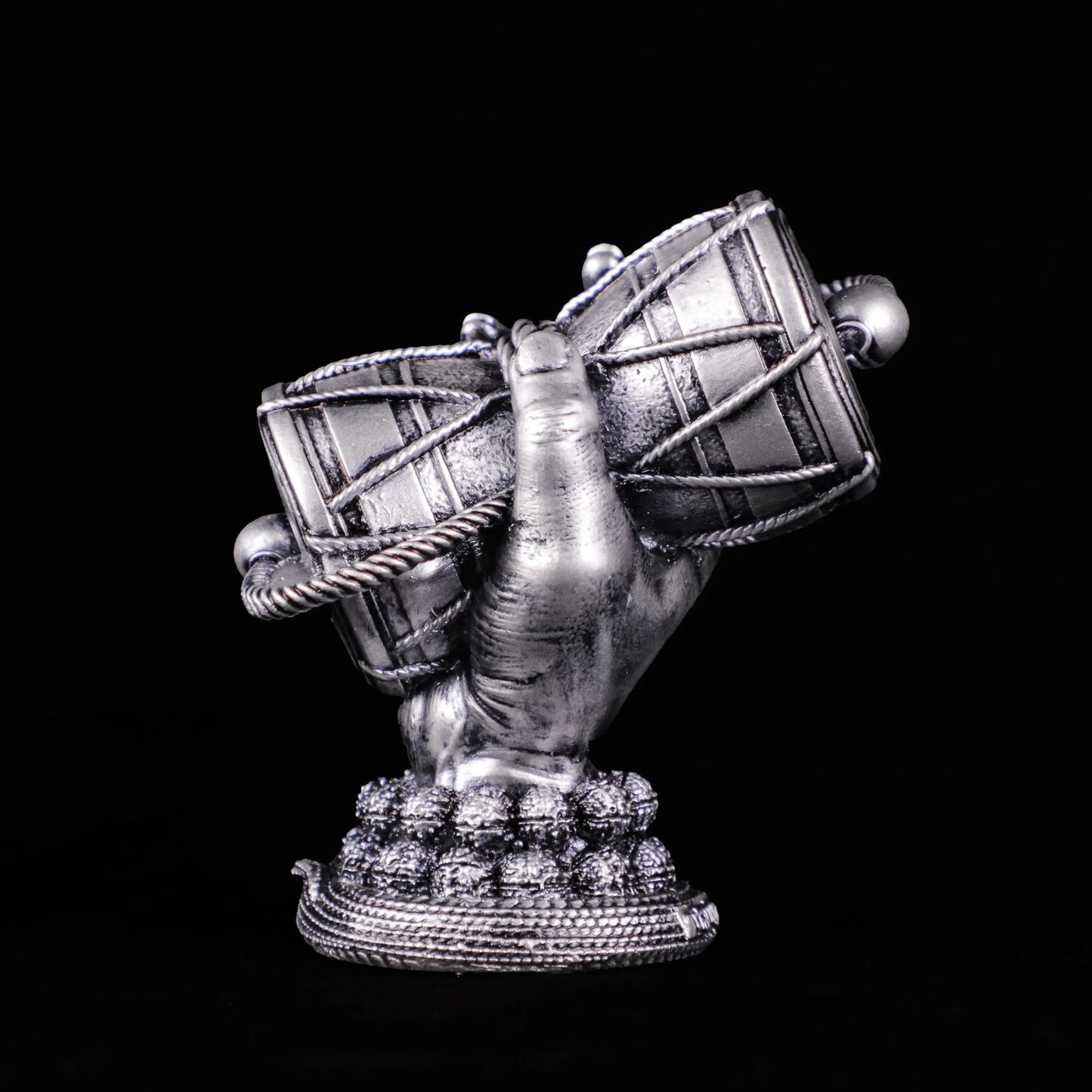 Sliver Shiv Damru Car Dashboard