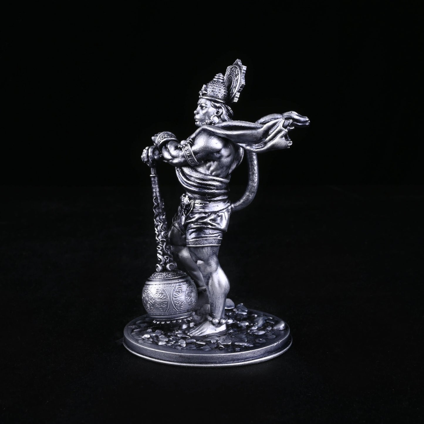 Bahubali Hanuman Idol for Car Dashboard