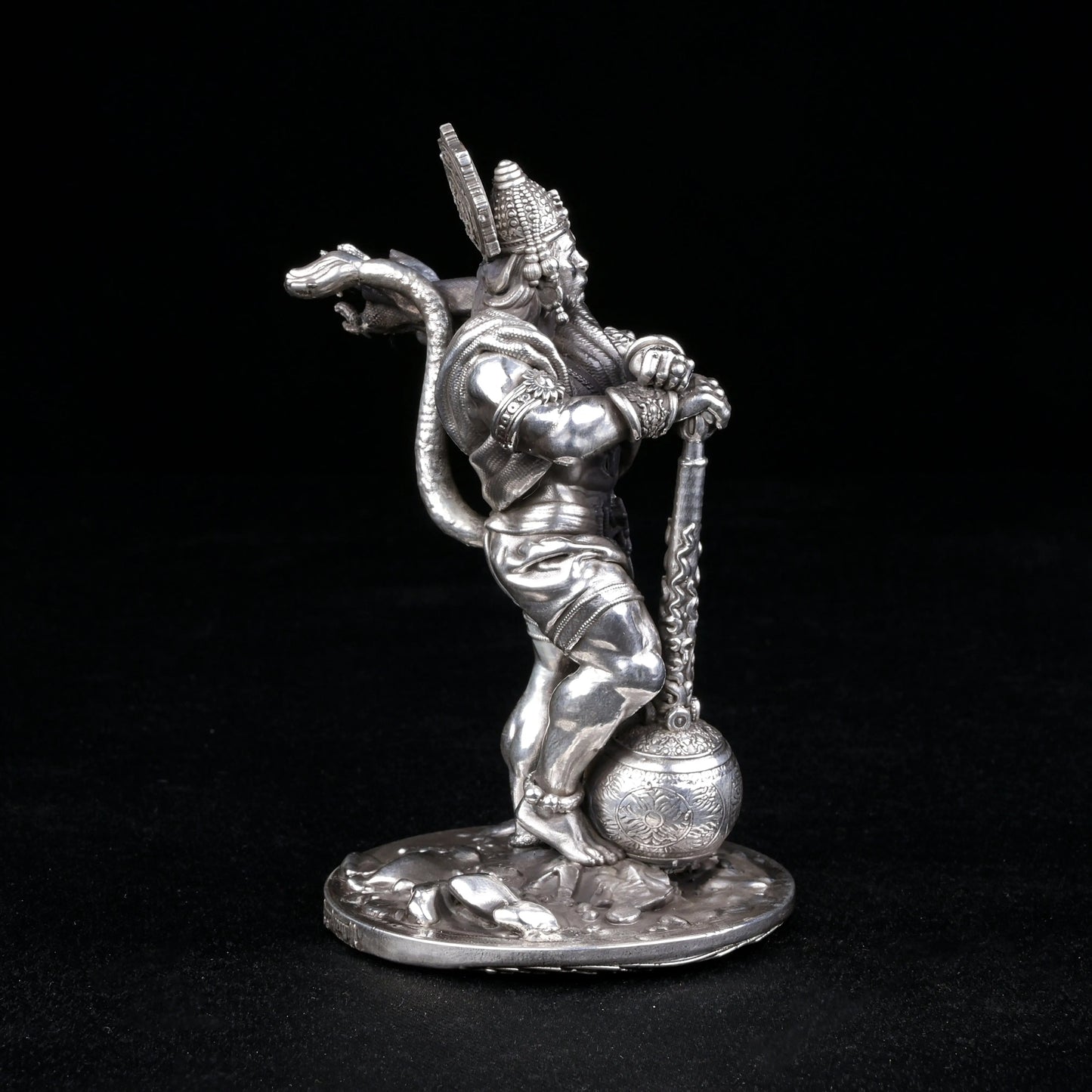 Bahubali Hanuman 35 - 40 Gm 999 Silver