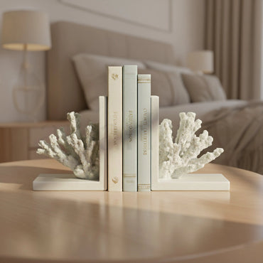 Whispers of the Reef - Coral Bookends