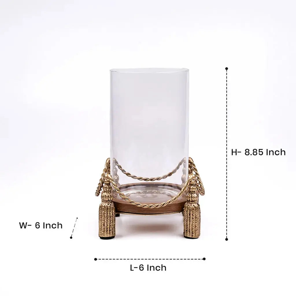 Flamekissed - Antique Hurricane Candle Holder Artarium