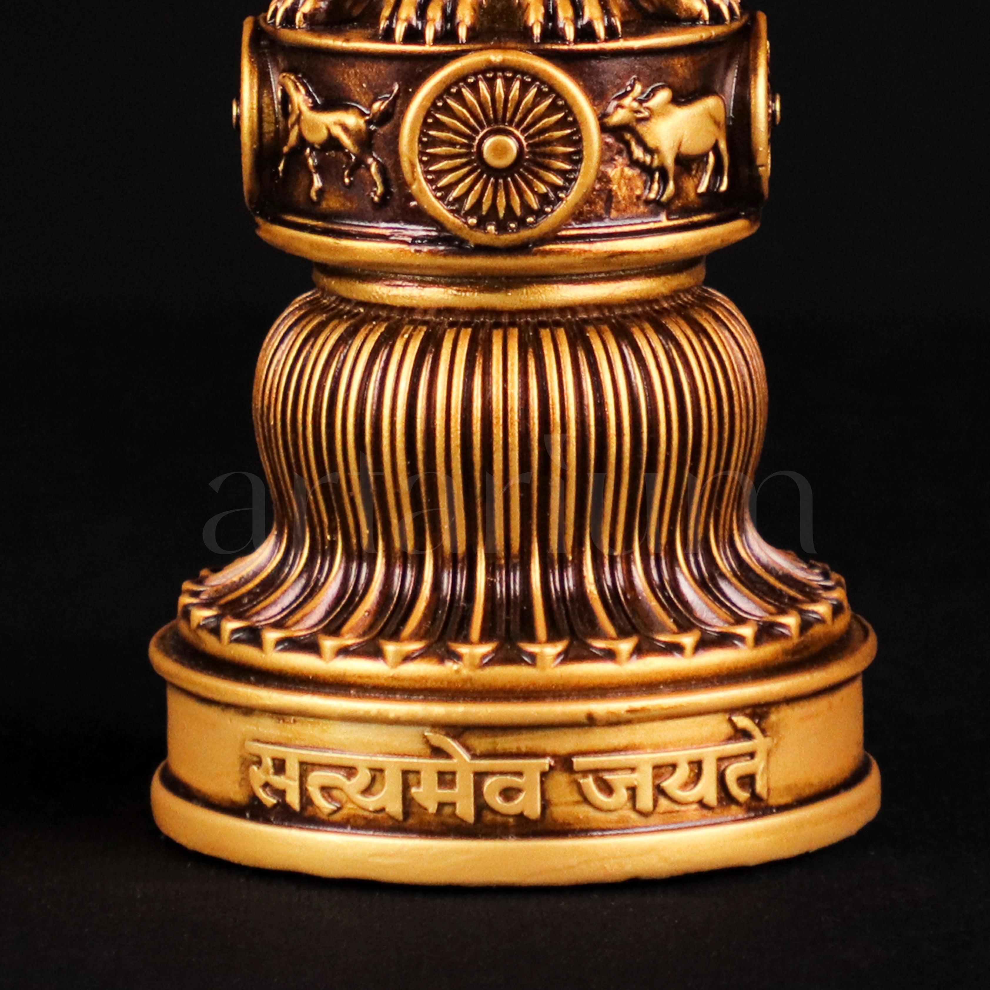ashok stambh figurine
