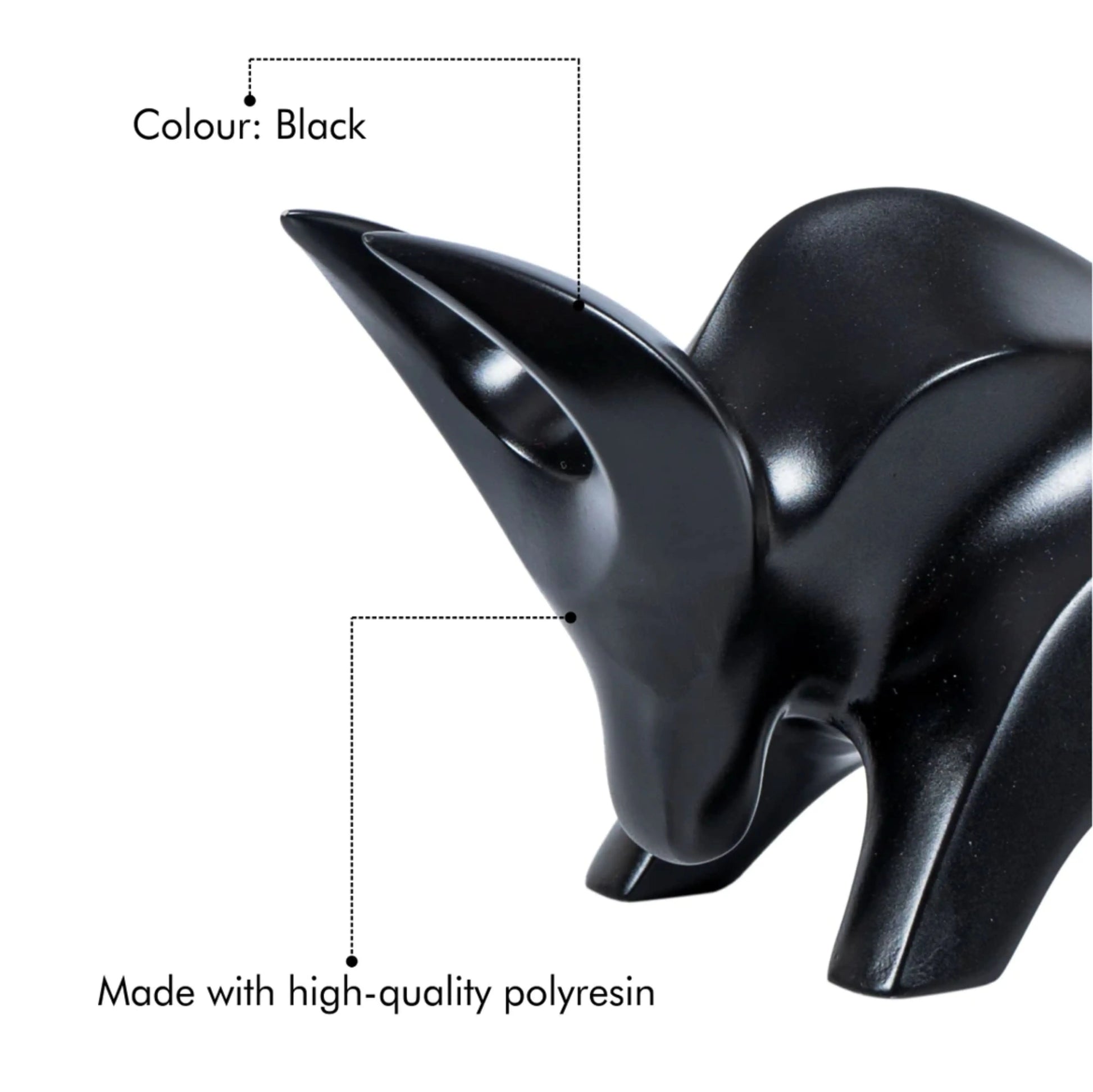 Stylized Charging Bull Figurine theartarium