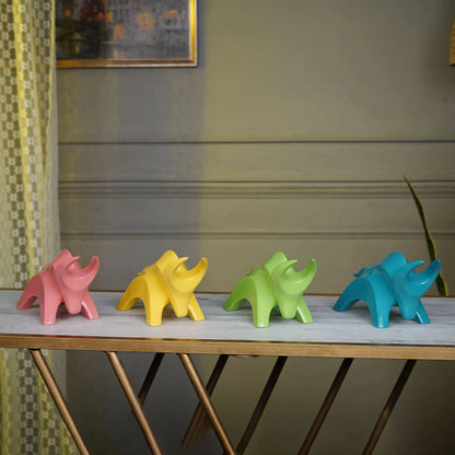 Stylized Charging Bull Figurine theartarium