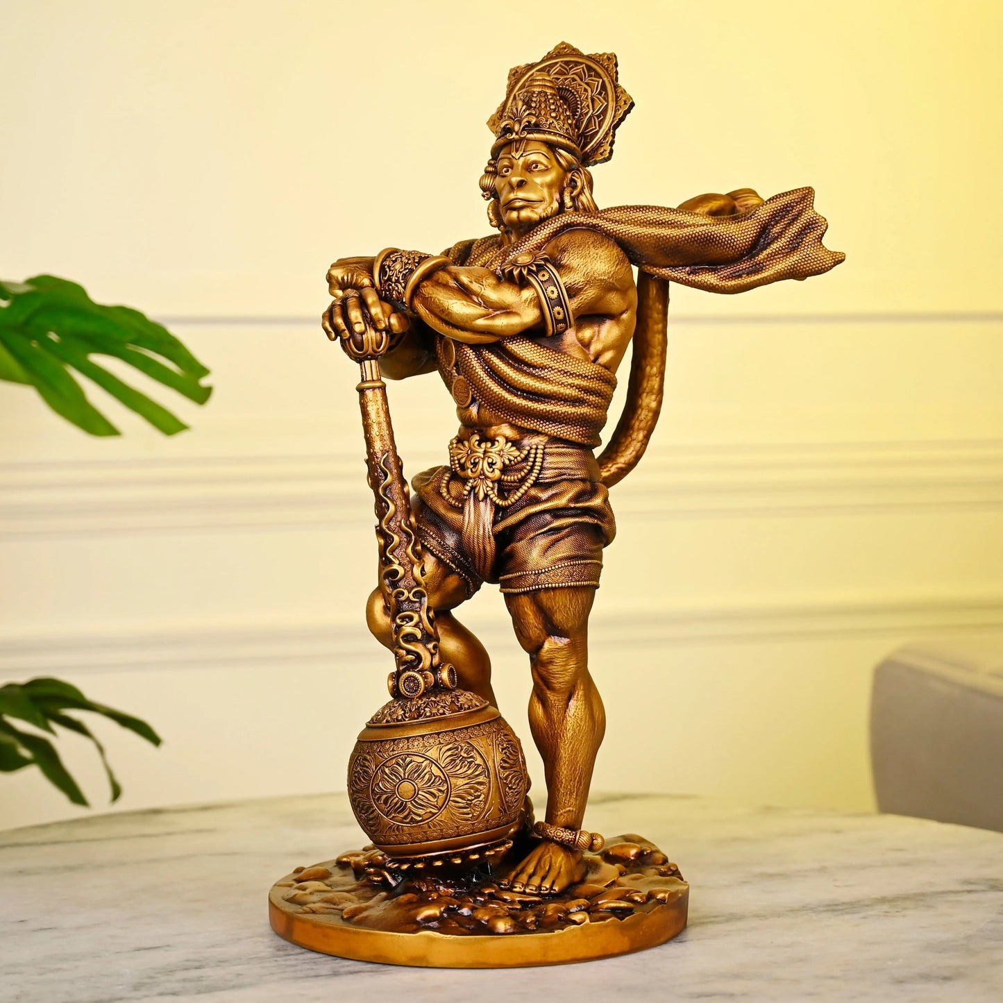 Bahubali Lord Hanuman Large 1.38 Ft & 2 Ft theartarium