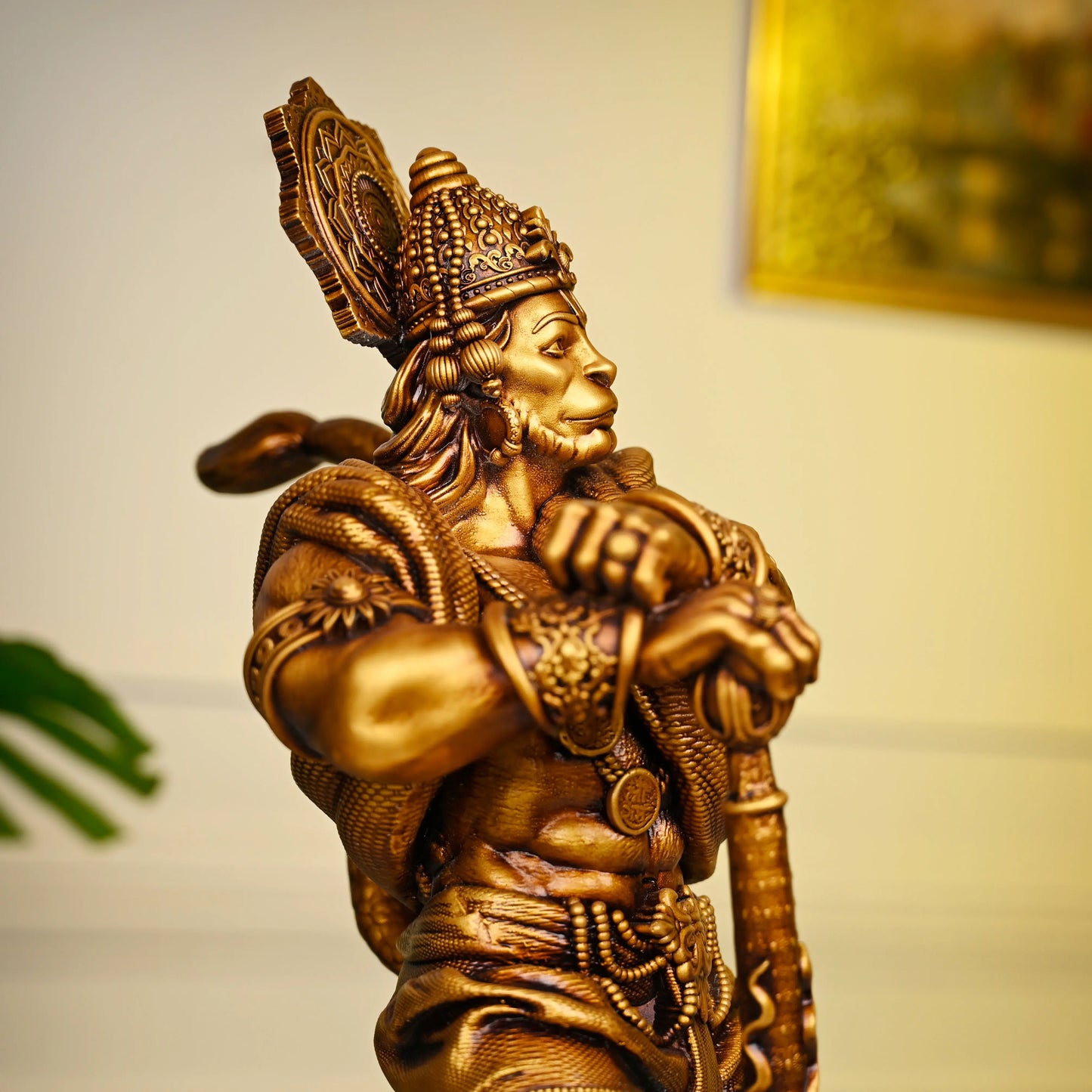 Bahubali Lord Hanuman Large 1.38 Ft & 2 Ft theartarium