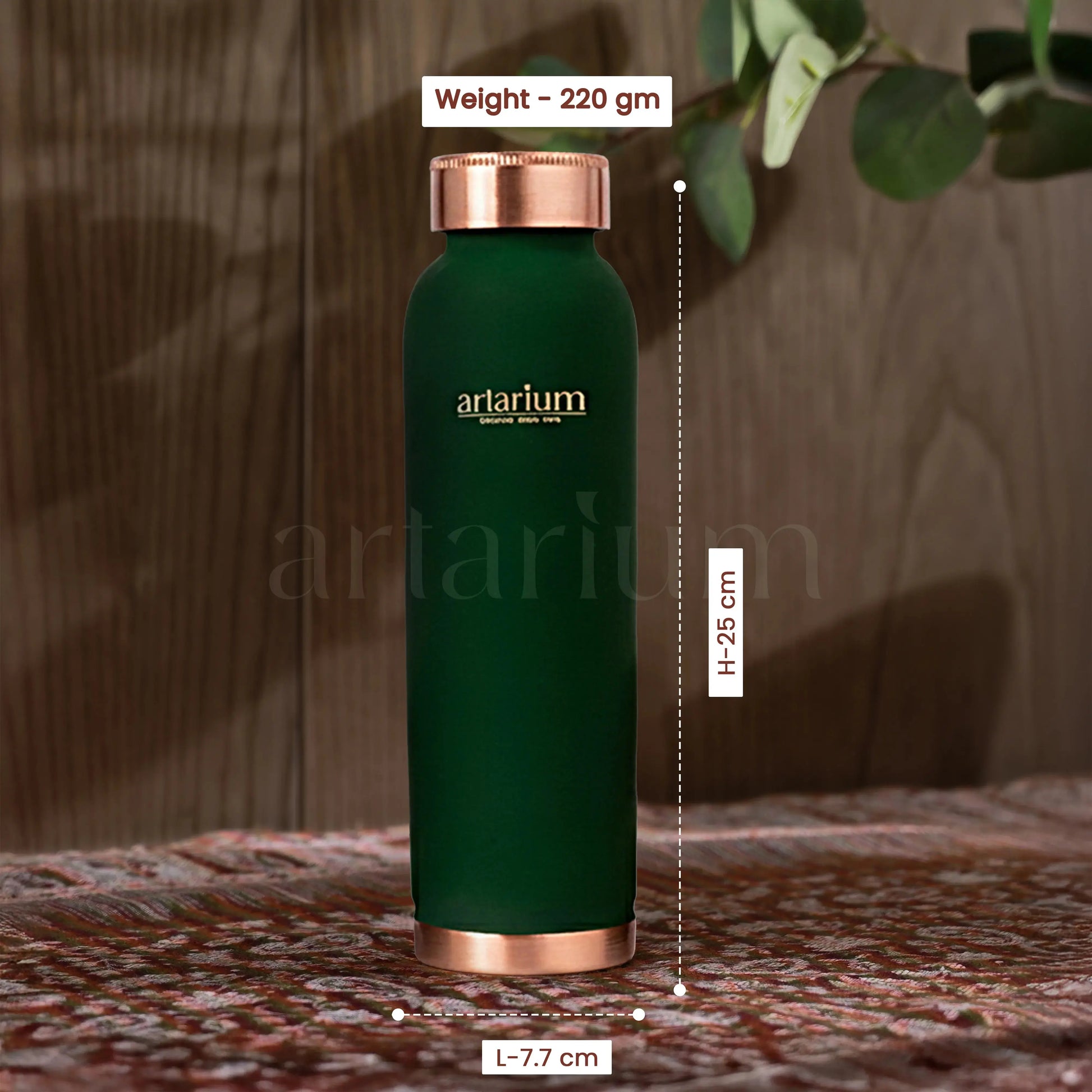 Copper Bottle 1 litre theartarium