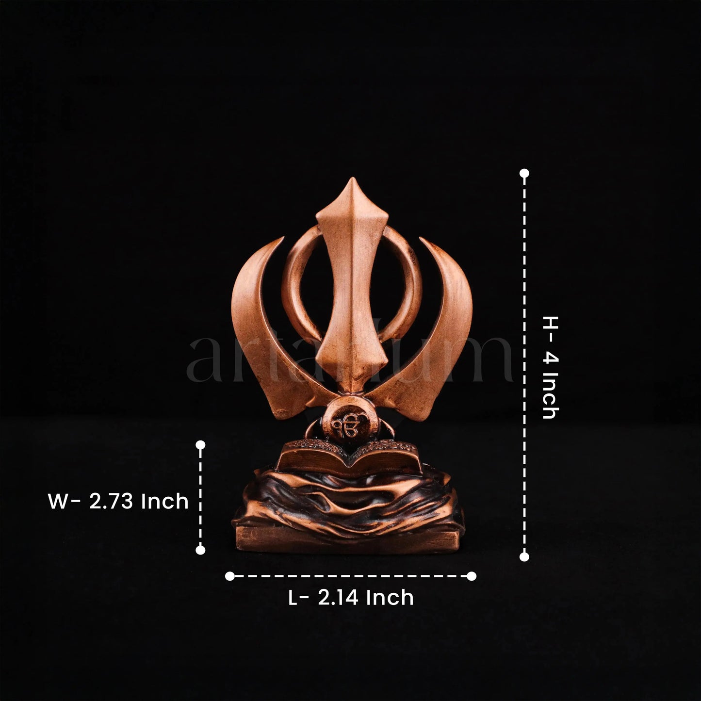 Khanda Sahib for Car Dashboard