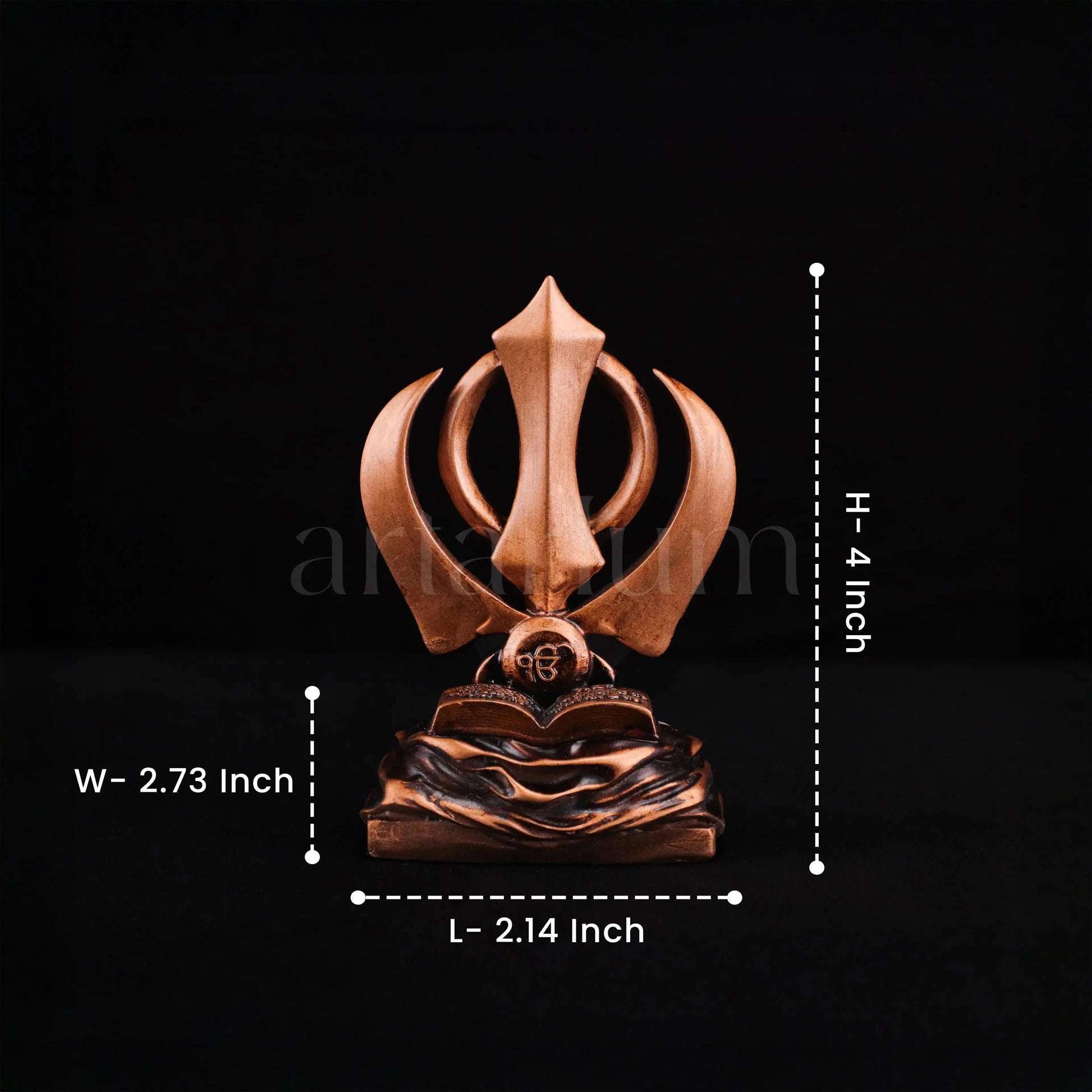 Khanda Sahib for Car Dashboard