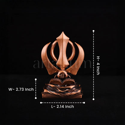 Khanda Sahib for Car Dashboard