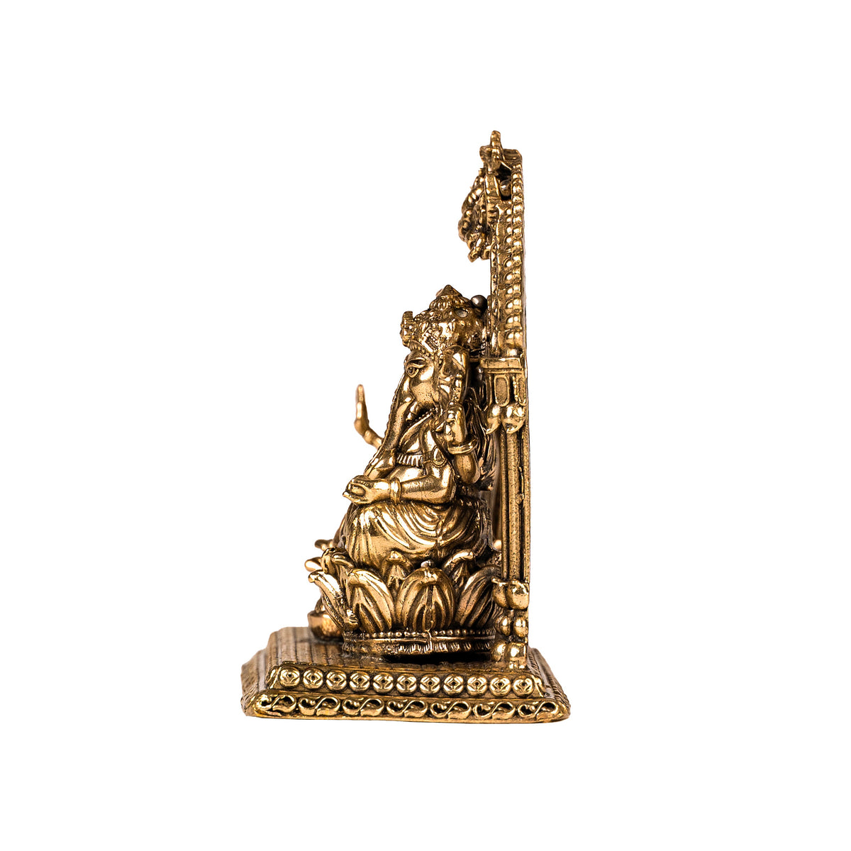 Brass Laxmi Ganesh Idol 