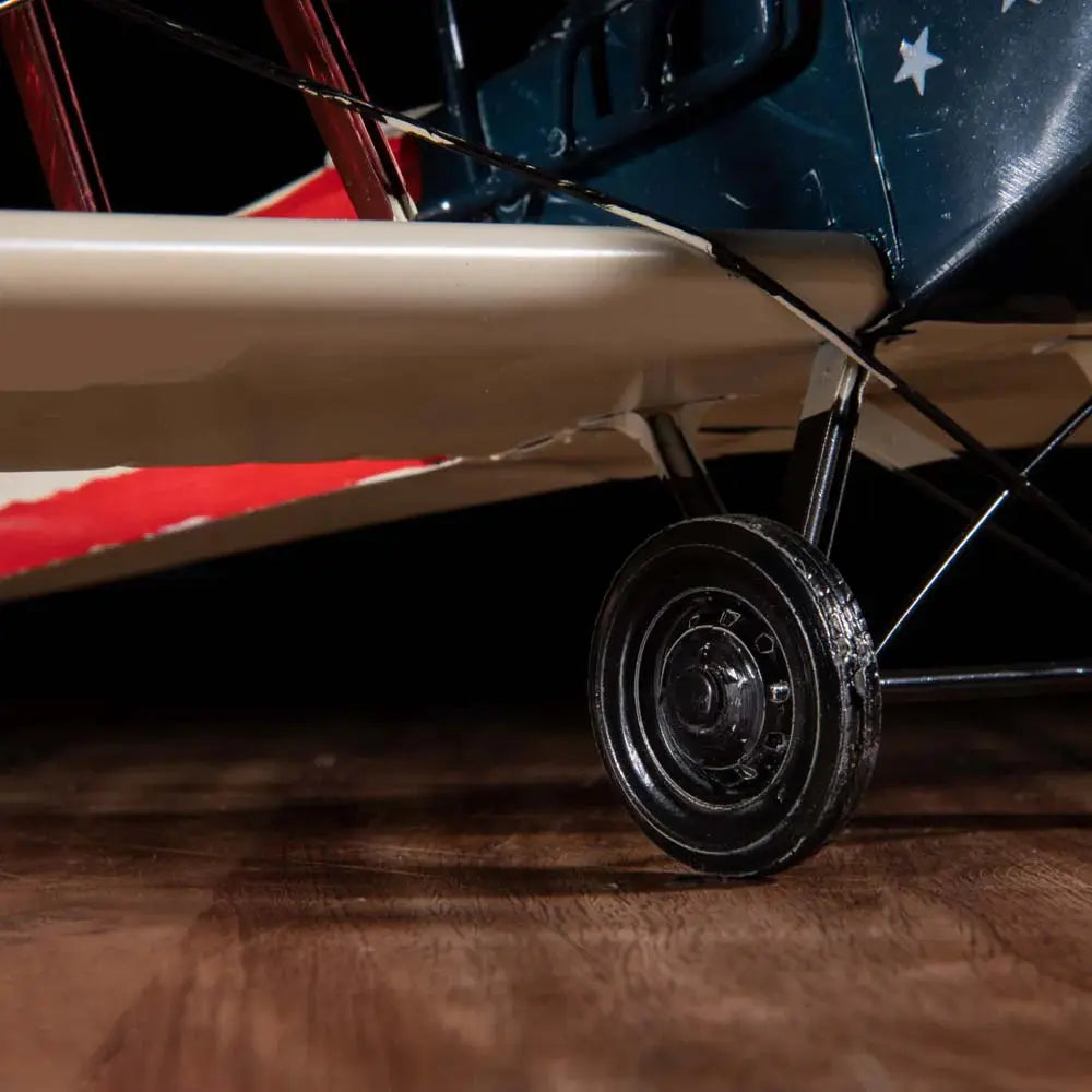 Large Vintage Airplane Metal Model theartarium