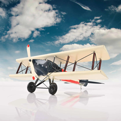 Large Vintage Airplane Metal Model theartarium