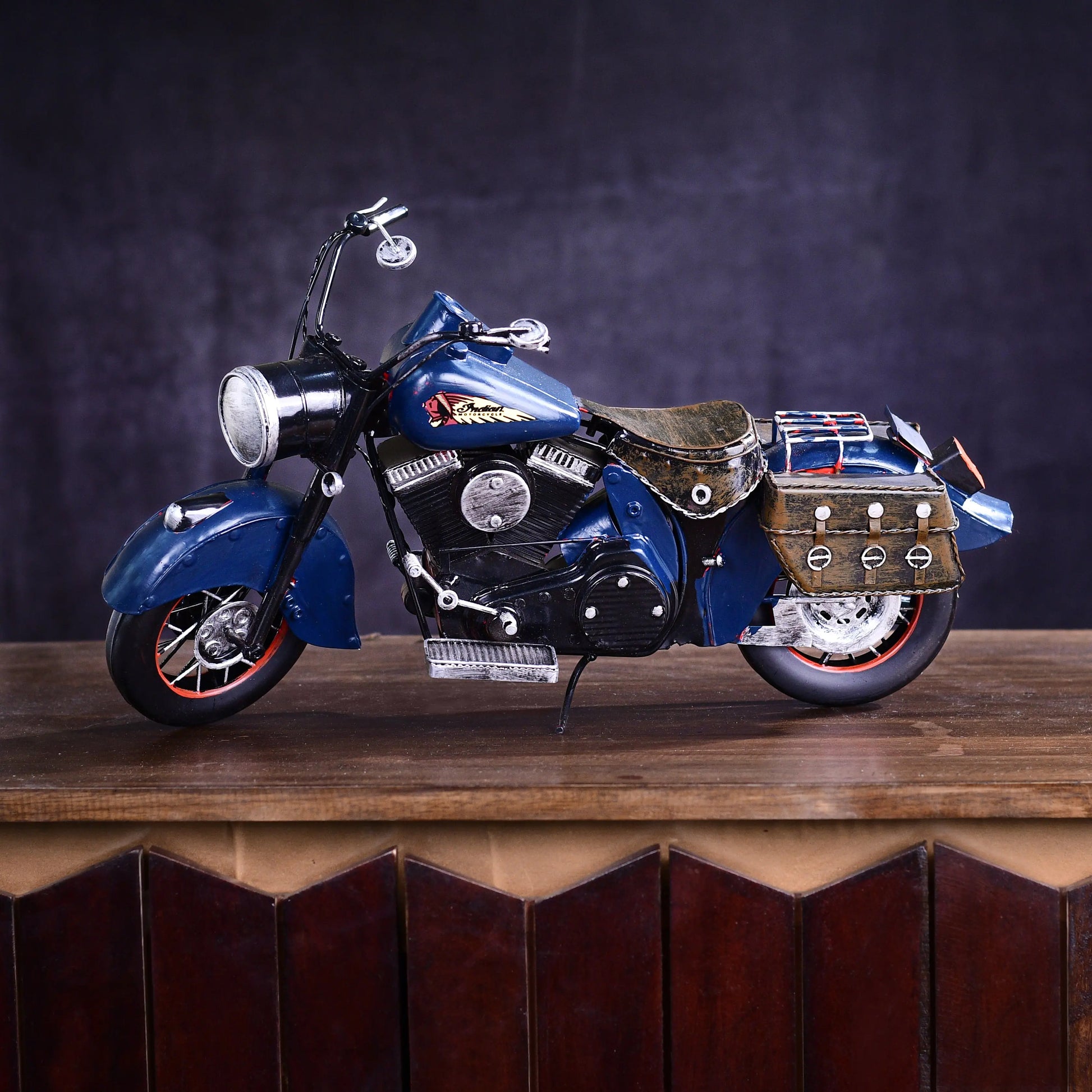 Indian Scout Vintage Motorcycle theartarium