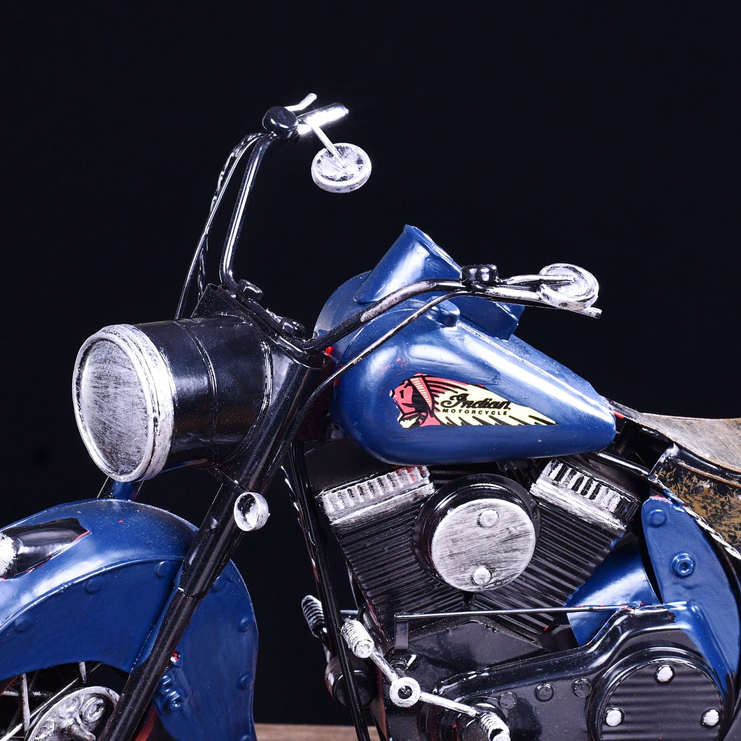 Indian Scout Vintage Motorcycle theartarium