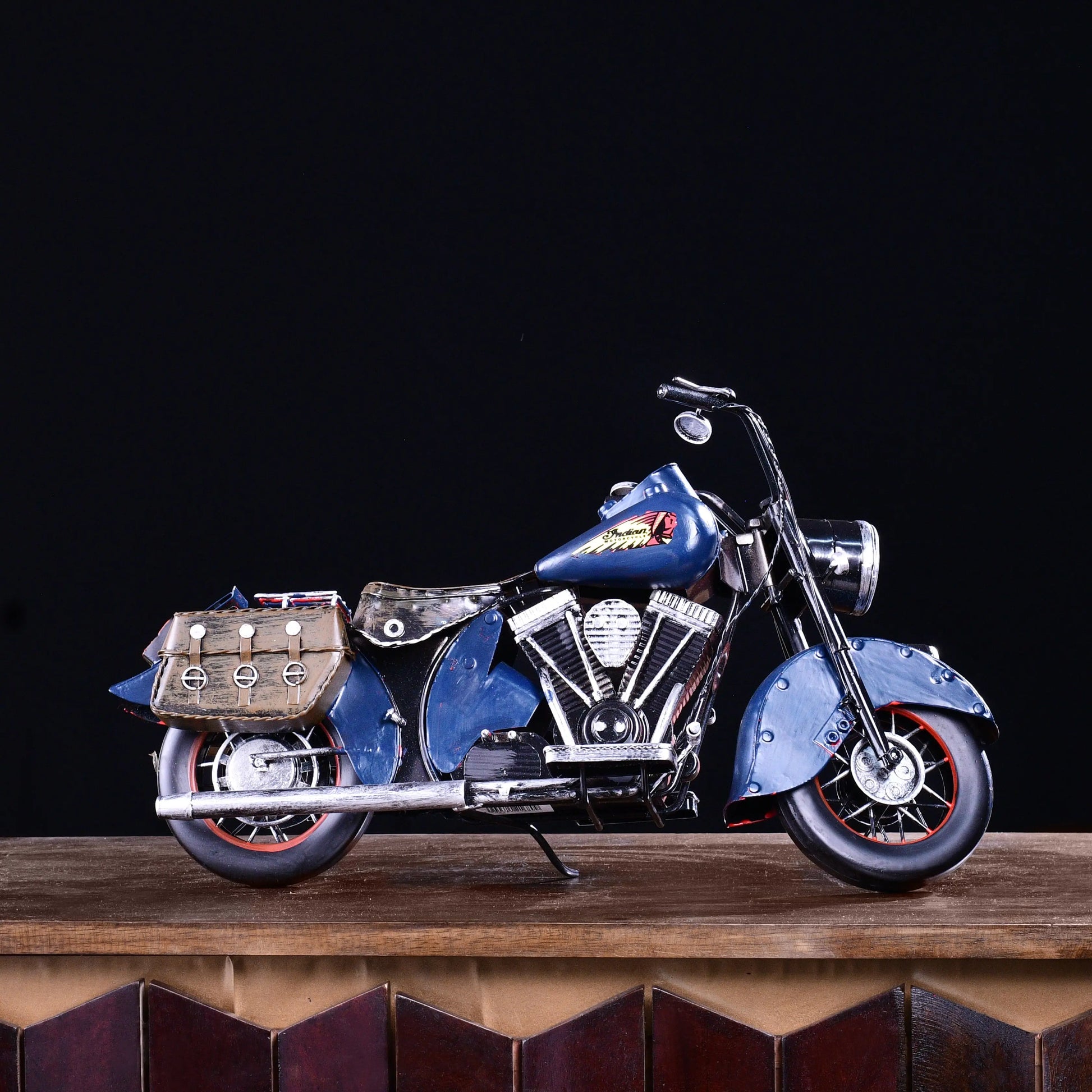 Indian Scout Vintage Motorcycle theartarium