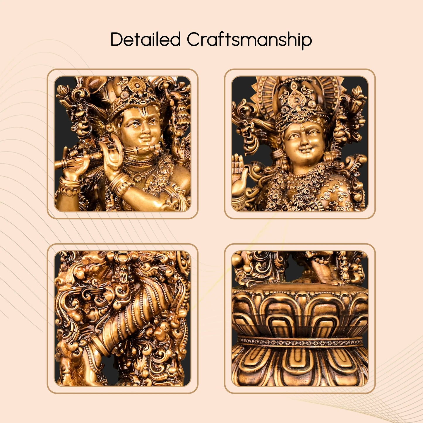 Radha Krishna Idol with Gift Box