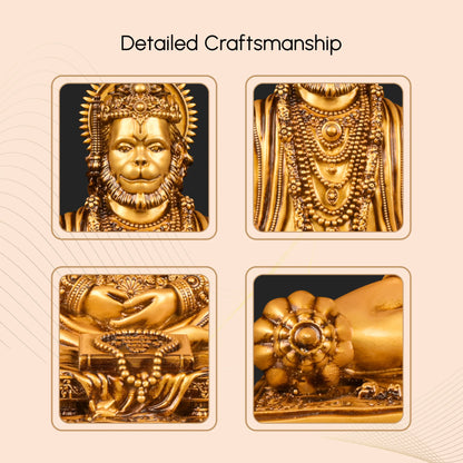 Meditating Lord Hanuman Idol