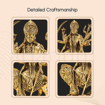 Brass Durga Idol