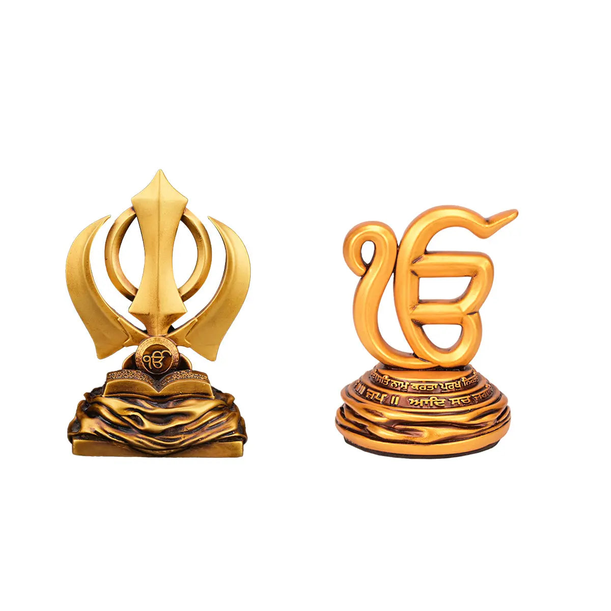 Ek Onkar & Khanda Sahib Statue Set