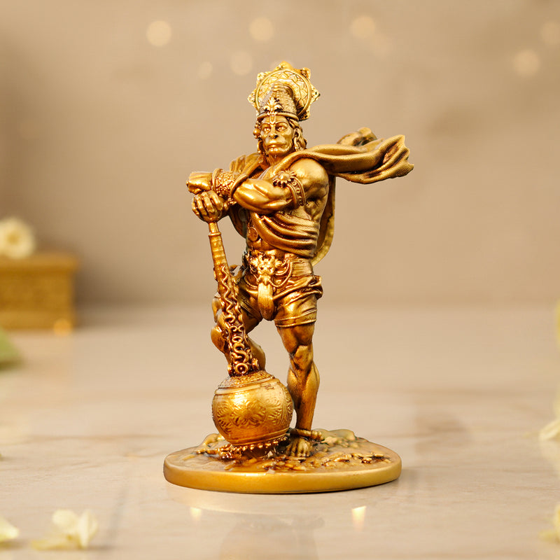 Bahubali Hanuman Car Dashboard Idol