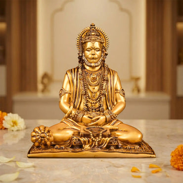 Meditating Lord Hanuman Idol