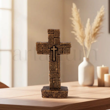 Jesus Cross Sign Figurine