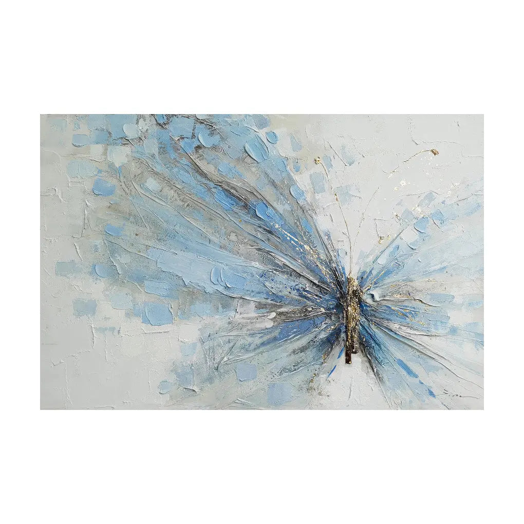 Wings in Blue - Wall Painting