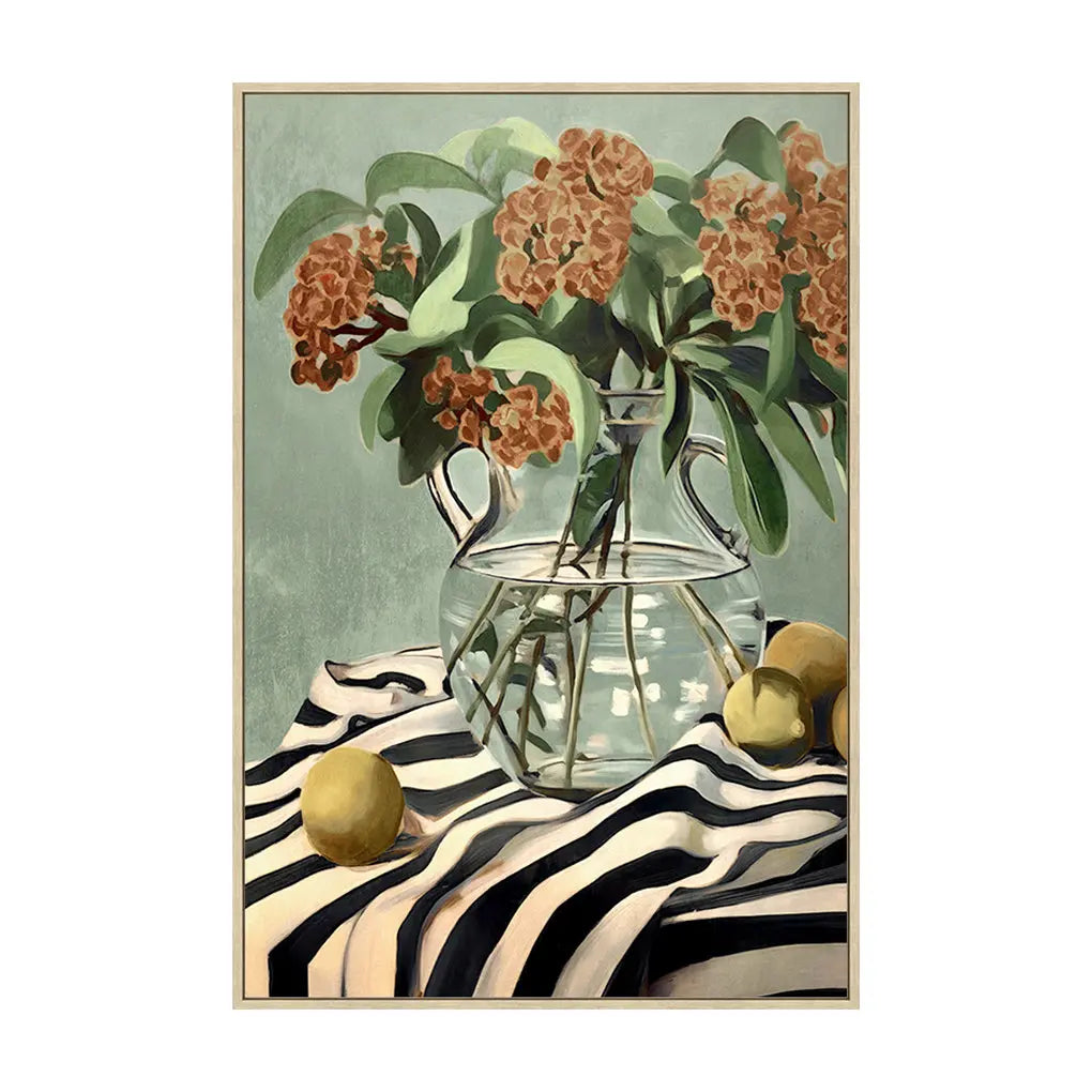 Her Hydrangeas - Wall Painting