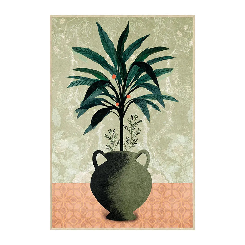 Echoes of Tangerine - Wall Painting