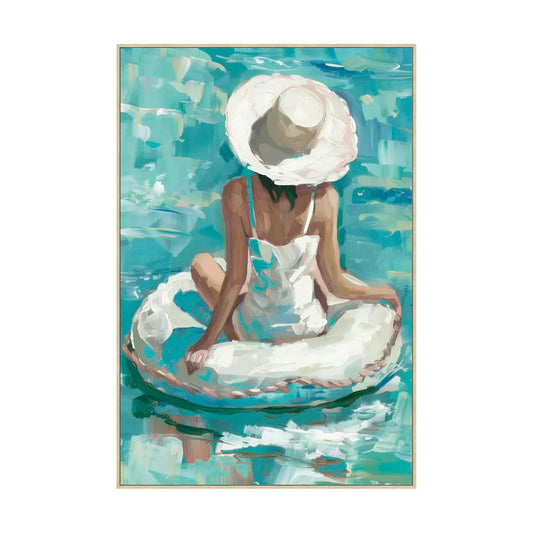 Adrift in the Blue - Wall Painting