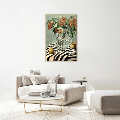 Her Hydrangeas - Wall Painting