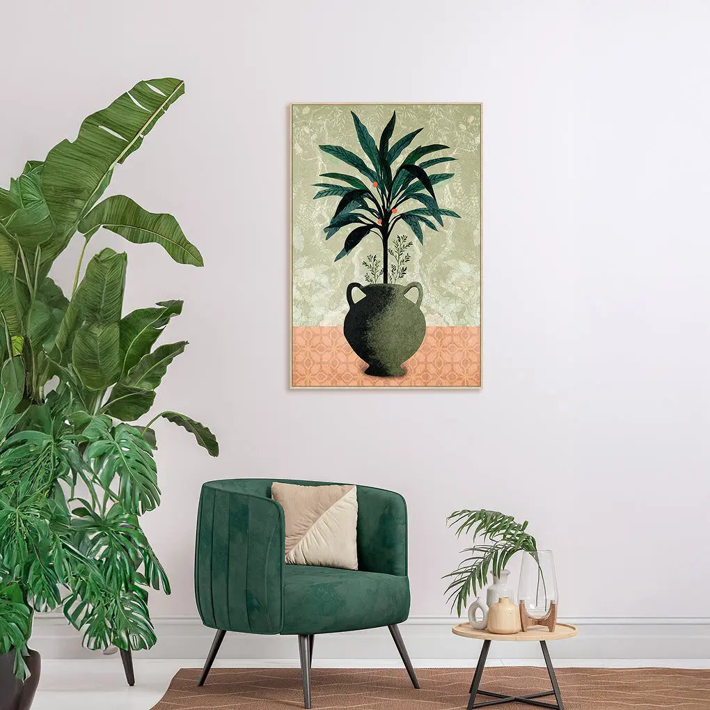 Echoes of Tangerine - Wall Painting