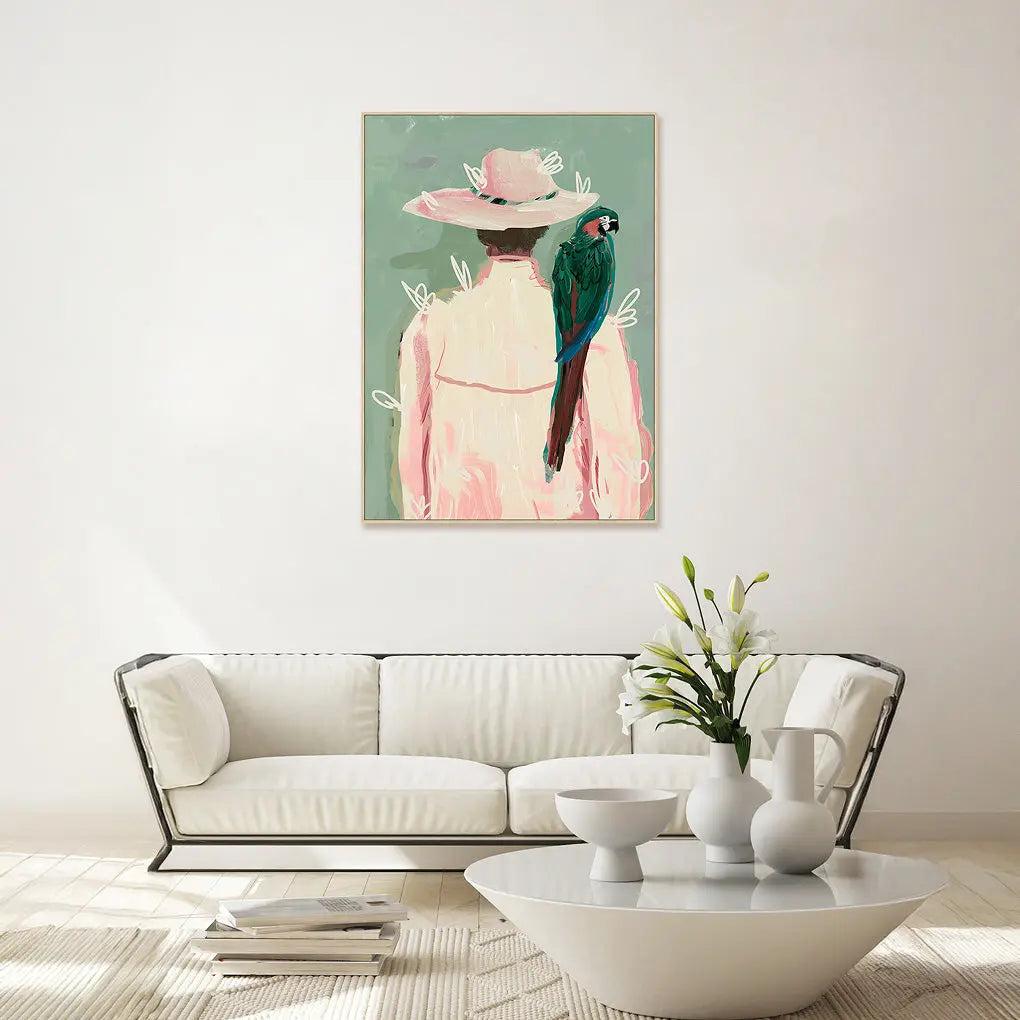 The Parrot Keeper  - Wall Painting