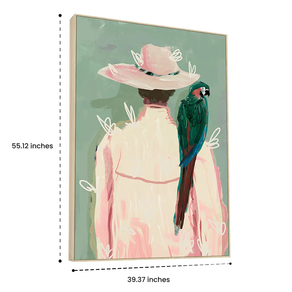 The Parrot Keeper  - Wall Painting