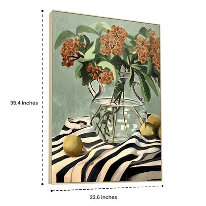 Her Hydrangeas - Wall Painting