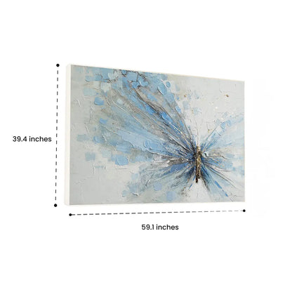 Wings in Blue - Wall Painting