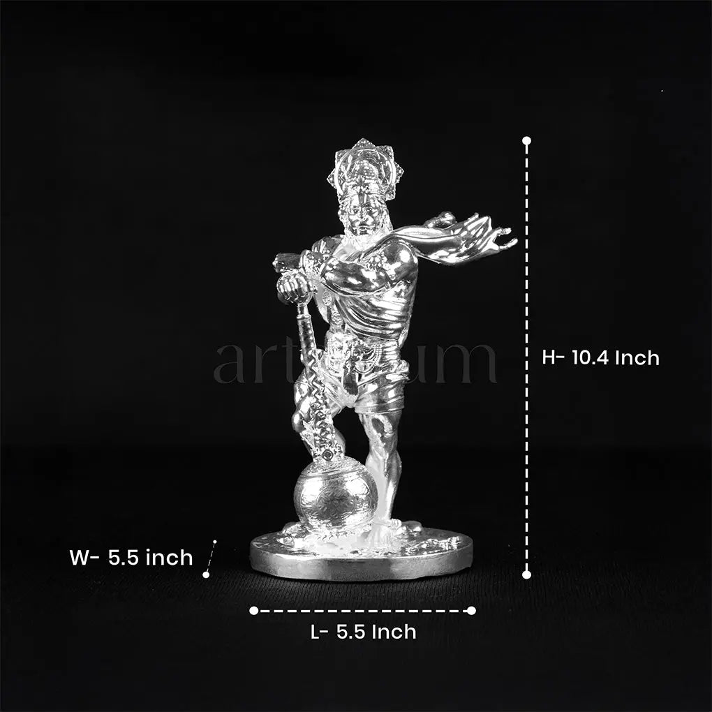 Bahubali Hanuman Idol for Car Dashboard theartarium